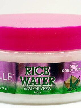 MIELLE RICE WATER & Leave hair noticeable shiny and ALOE VERA DEEP CONDITIONER